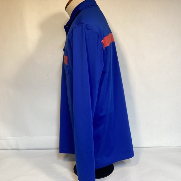 Men’s Nike Golf Tour Performance Blue Long Sleeve Polo Shirt size large Dri-Fit - Picture 5 of 9